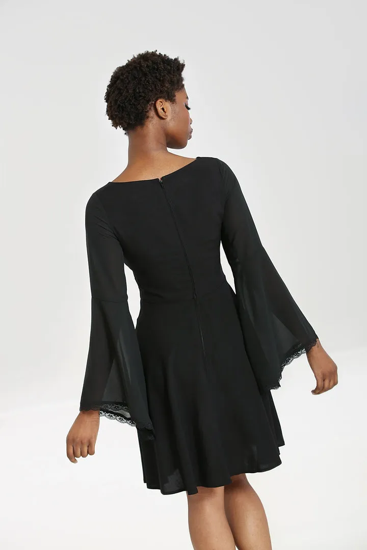 Jett Mini Dress with Flared Sleeves