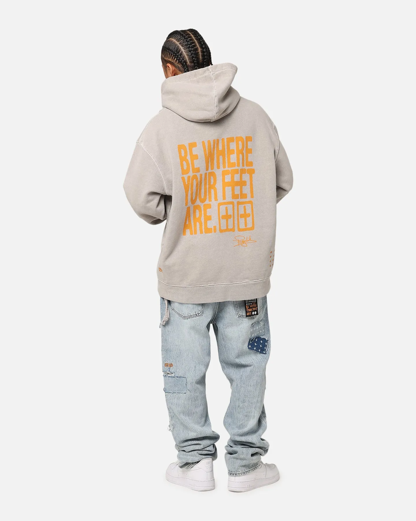 Ksubi X Patty Mills Collab Collection Motto Biggie Hoodie Dust