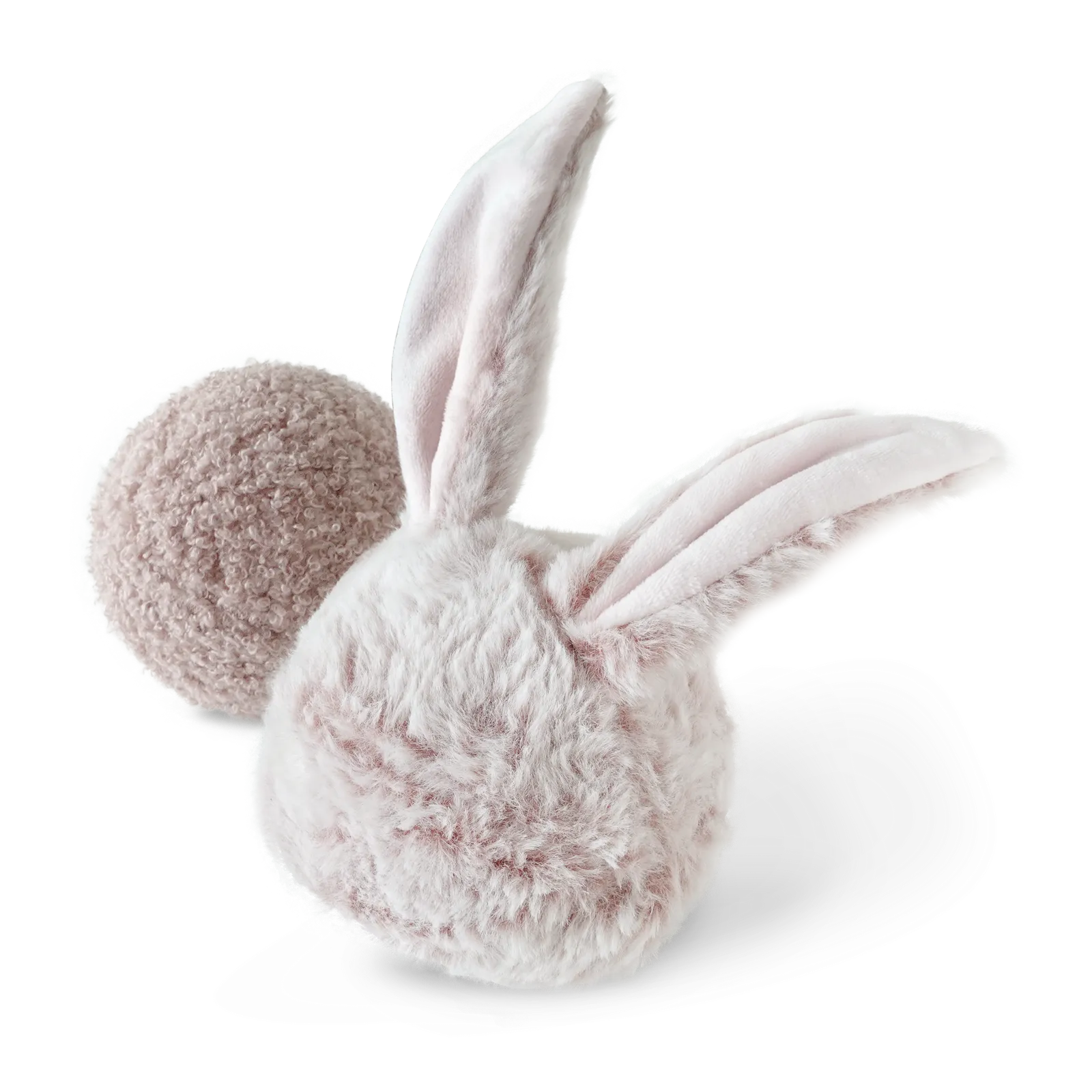 Lambwolf Collective – Plush Pink Bunny Pop Squeaky   Bouncy Toy