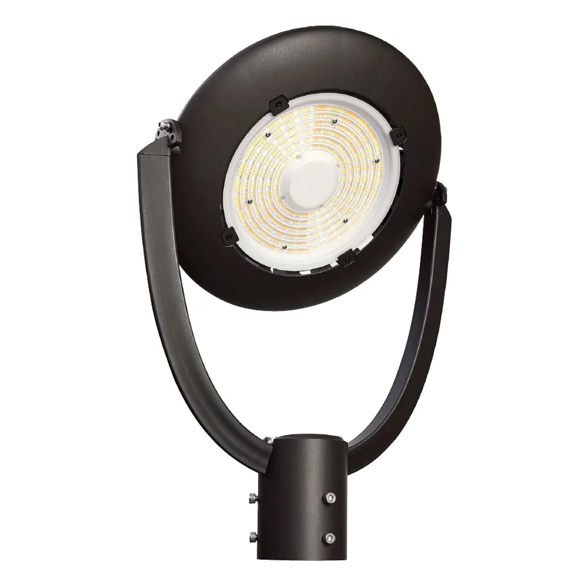 LED Post Top Area Light, 55 Watts, 7500 Lumens, Selectable CCT 30K/40K/50K, 120-347V