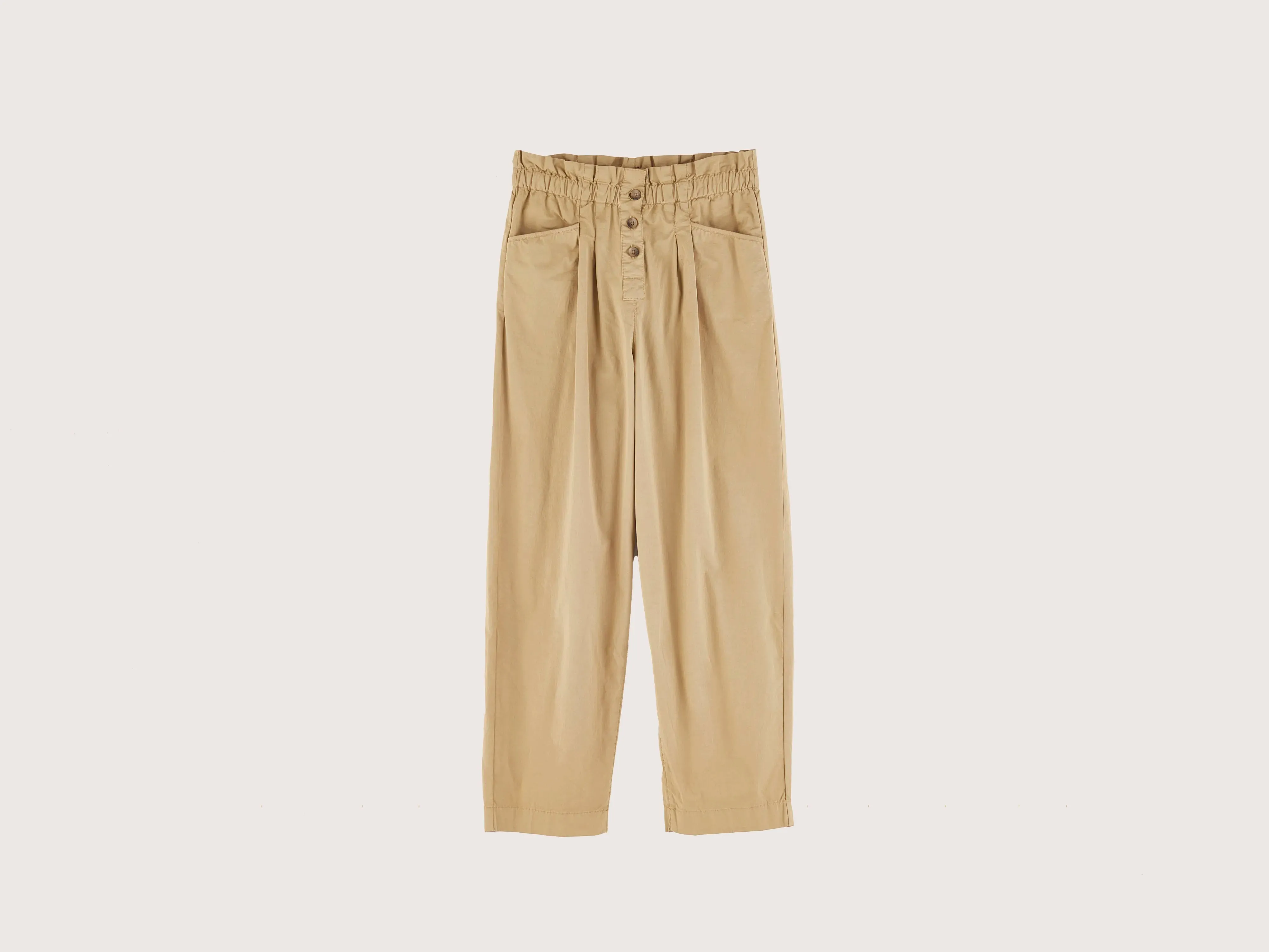 Lilow paperbag trousers (241 / W / CLAY)