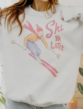 Livy Lu "Ski Ya Later" Crew Sweatshirt