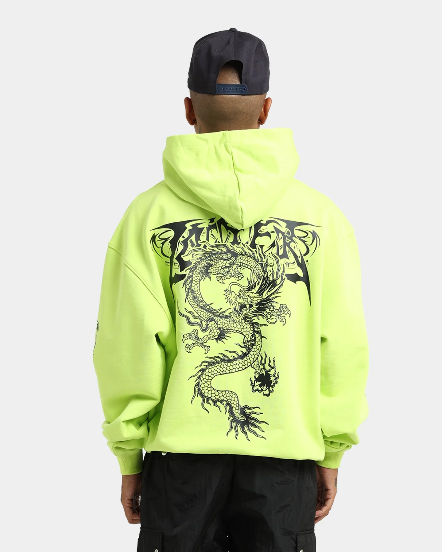 Loiter Anarchy Hoodie Neon Green