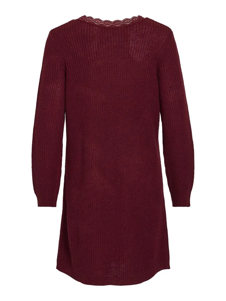 Lourda Mini Knit Dress (Cabernet)