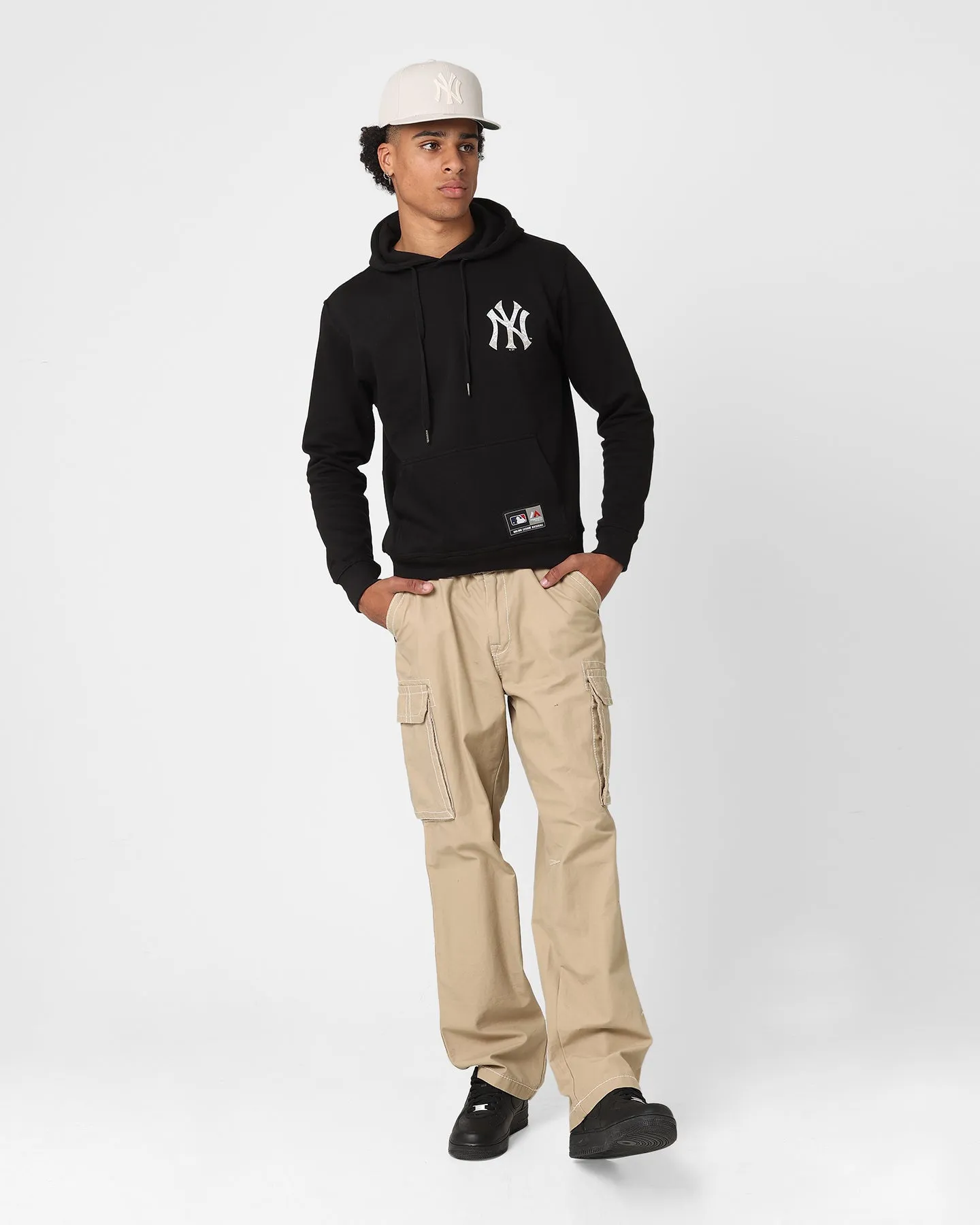 Majestic Athletic New York Yankees Bandana Paisley Duke Hoodie Black