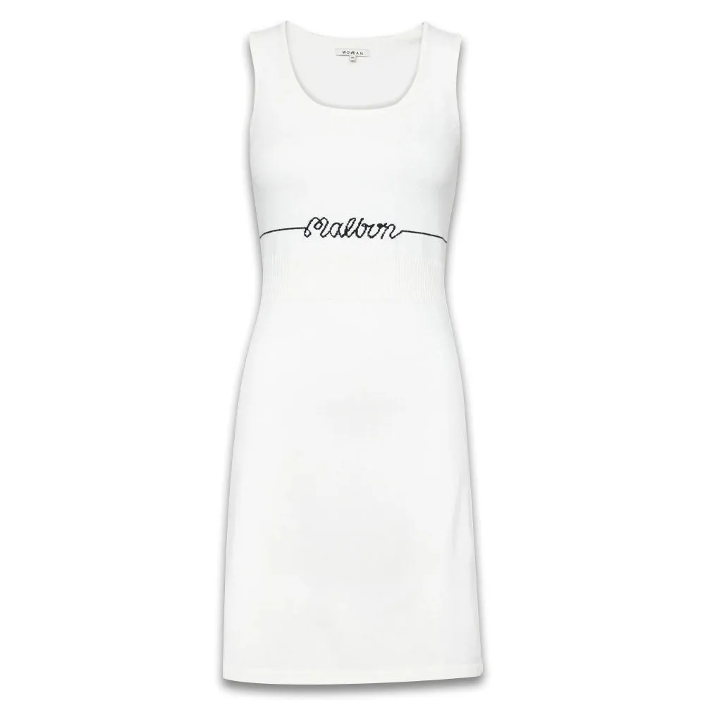 Malbon Sylvia Golf Dress Snow - FW23 Women