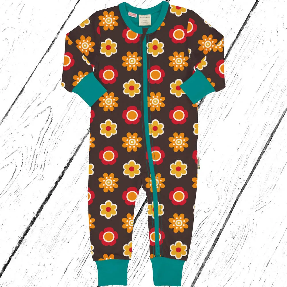 Maxomorra Overall Rompersuit FLOWER