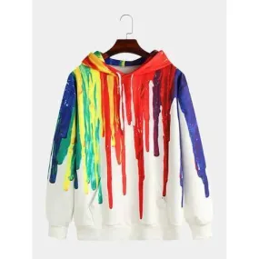 Mens Colorful Graffiti Hoodies