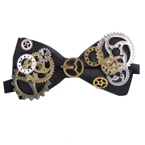 Men's Gothic Retro Steampunk Gears Bow Tie