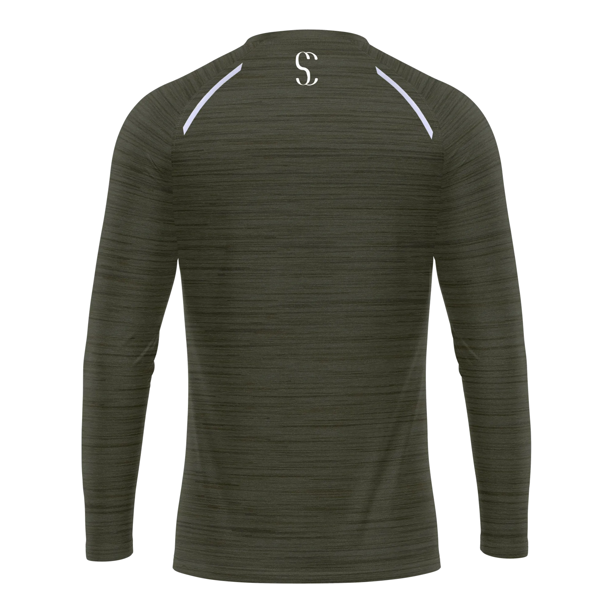 Men's Green Long Sleeve T-Shirt, Sports Shorts & Socks Set