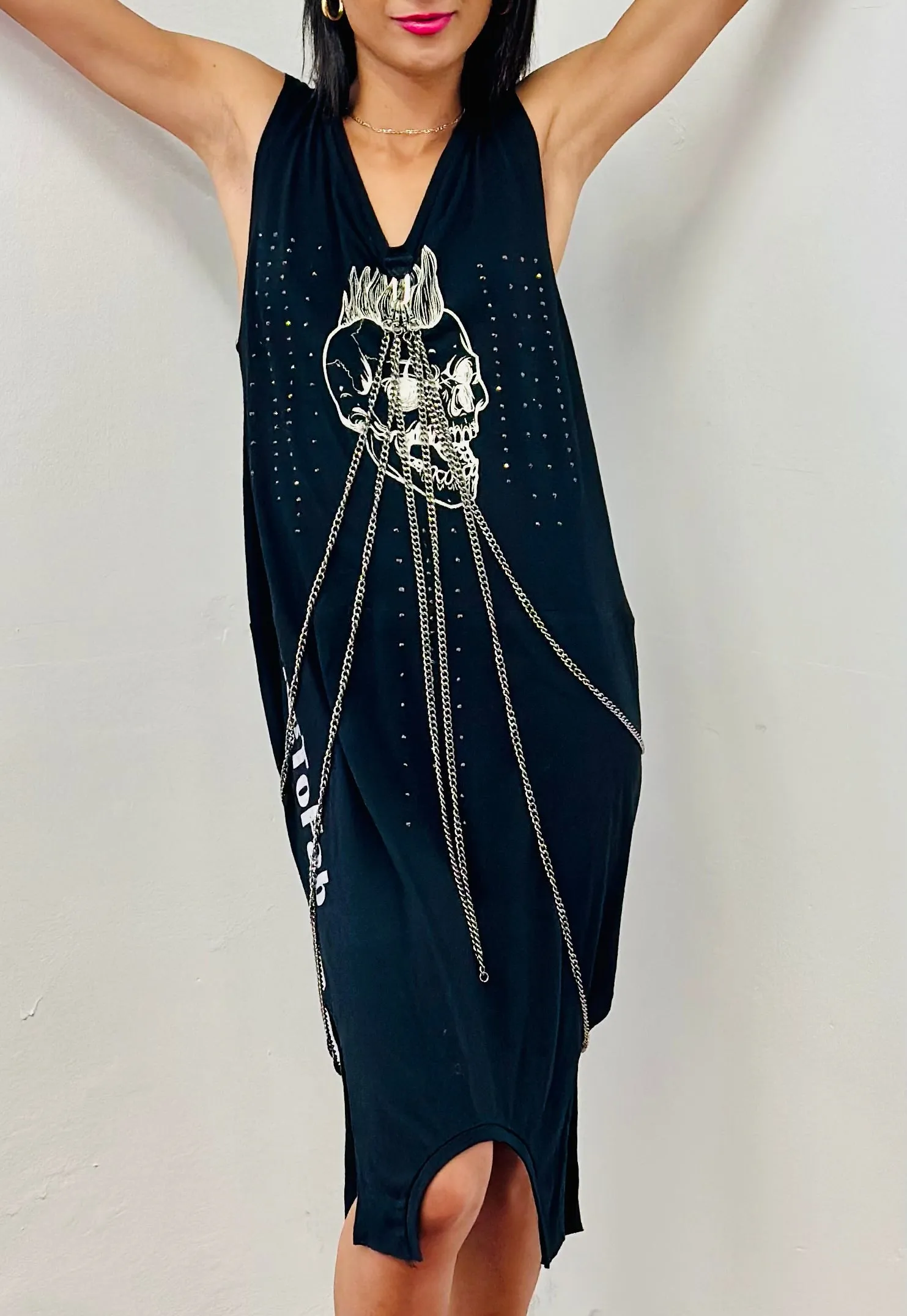 Metallica two shirt Chains Dress