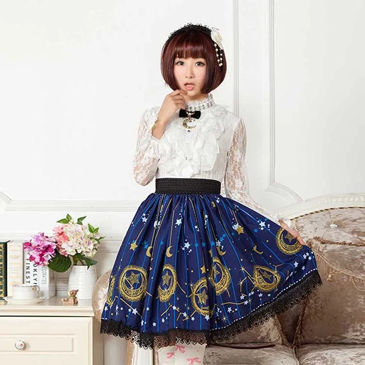 Midnight Astrology Lolita Skirt