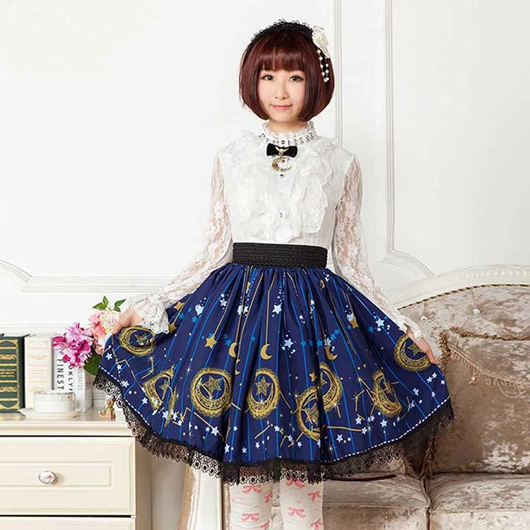 Midnight Astrology Lolita Skirt