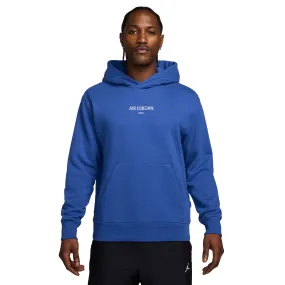 Nike Air Jordan Wordmark Fleece Pullover Hoodie Game Royal FZ0581-480