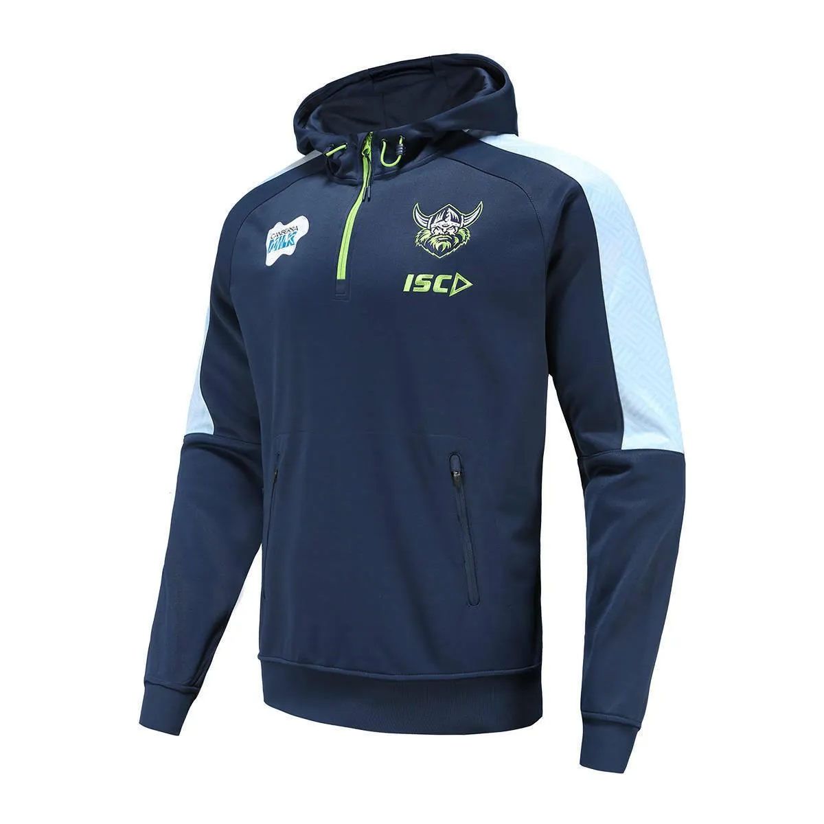 NRL 2021 Squad Hoodie -  Canberra Raiders - Hoody Jumper - Navy/Envy - ISC