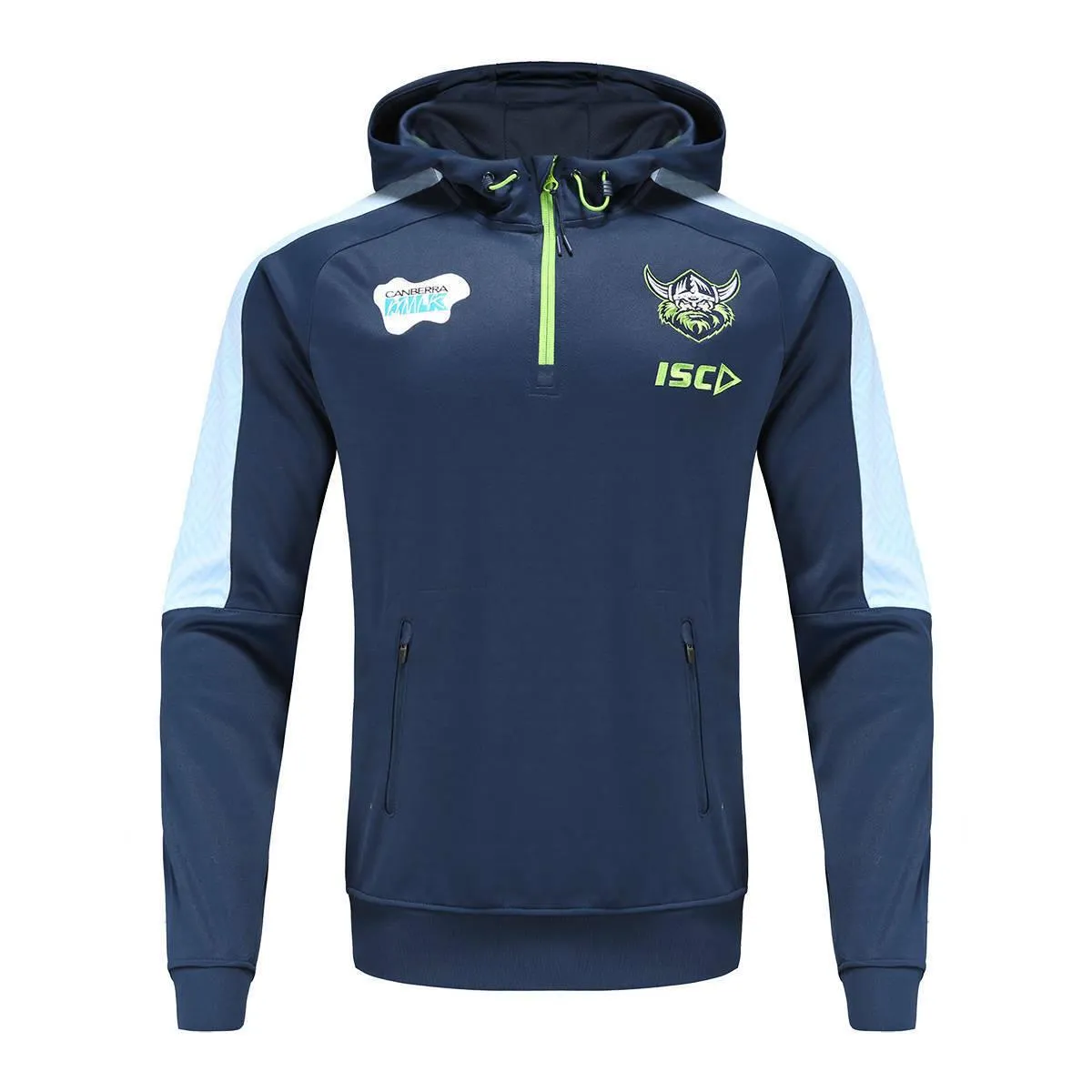 NRL 2021 Squad Hoodie -  Canberra Raiders - Hoody Jumper - Navy/Envy - ISC