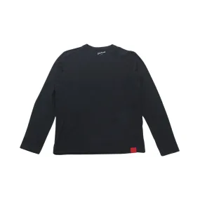 Paire Merino Wool-Blend Unisex Long Sleeve T-Shirt (Black)