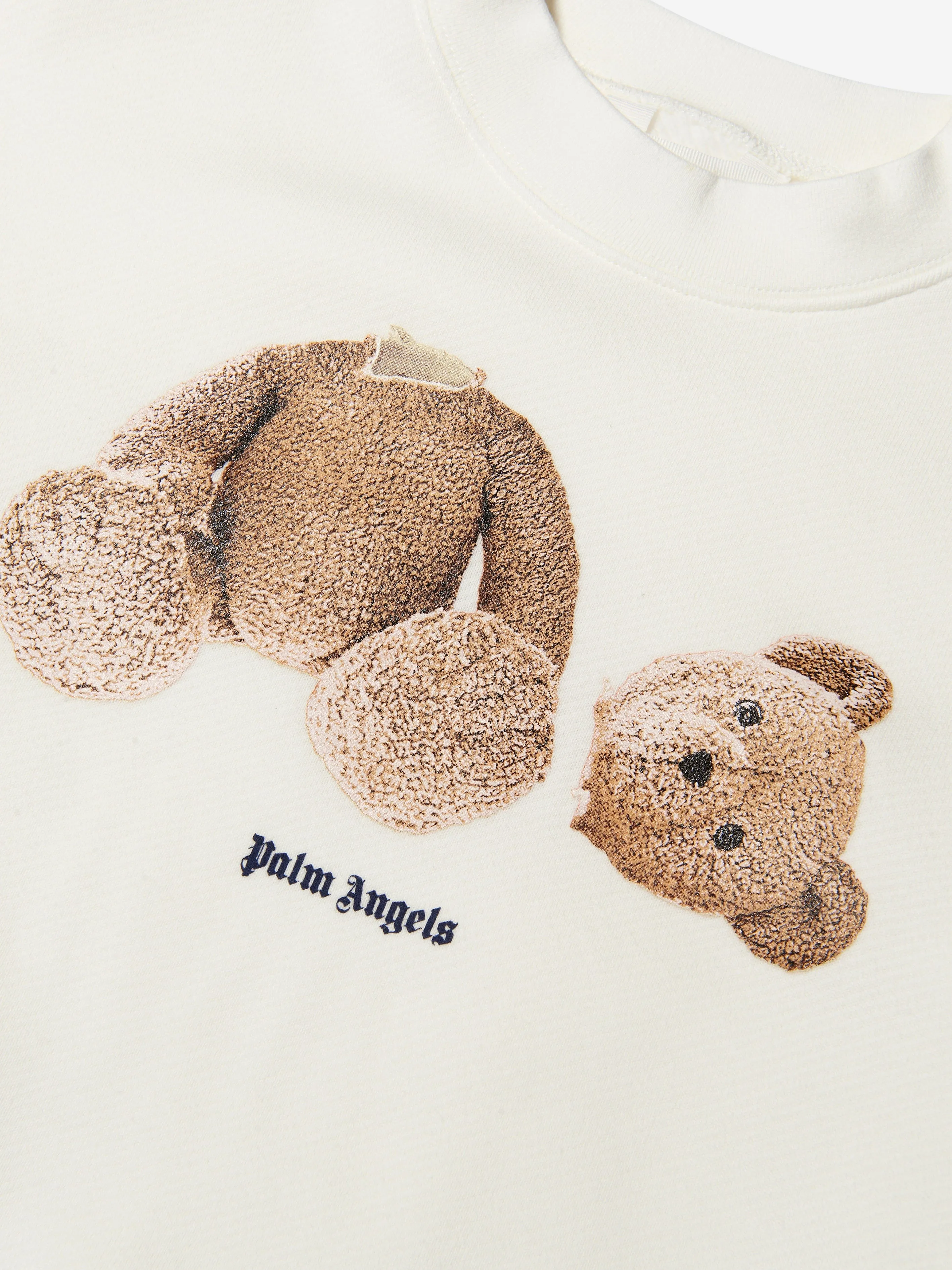 Palm Angels Girls Bear Print Sweatshirt