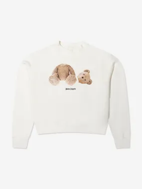 Palm Angels Girls Bear Print Sweatshirt