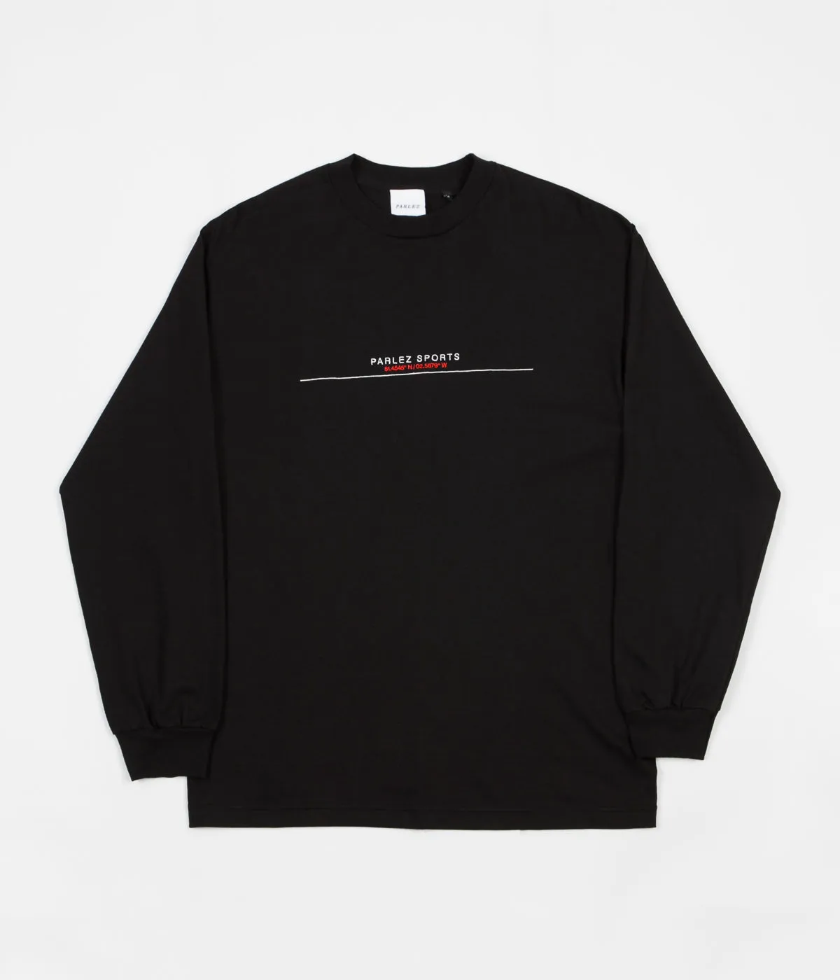 Parlez Bar Long Sleeve T-Shirt - Black