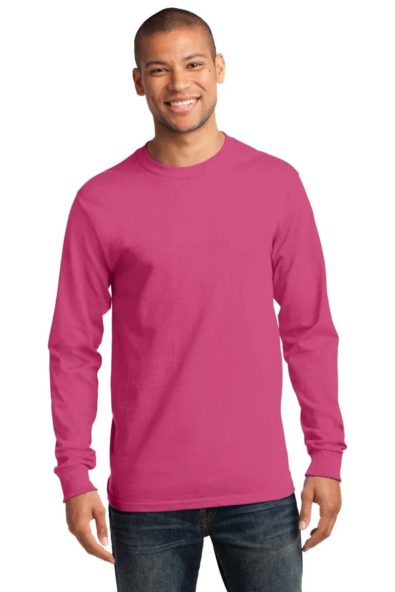 Port & Company ®  - Long Sleeve Essential Tee. PC61LS, Traditional Colors