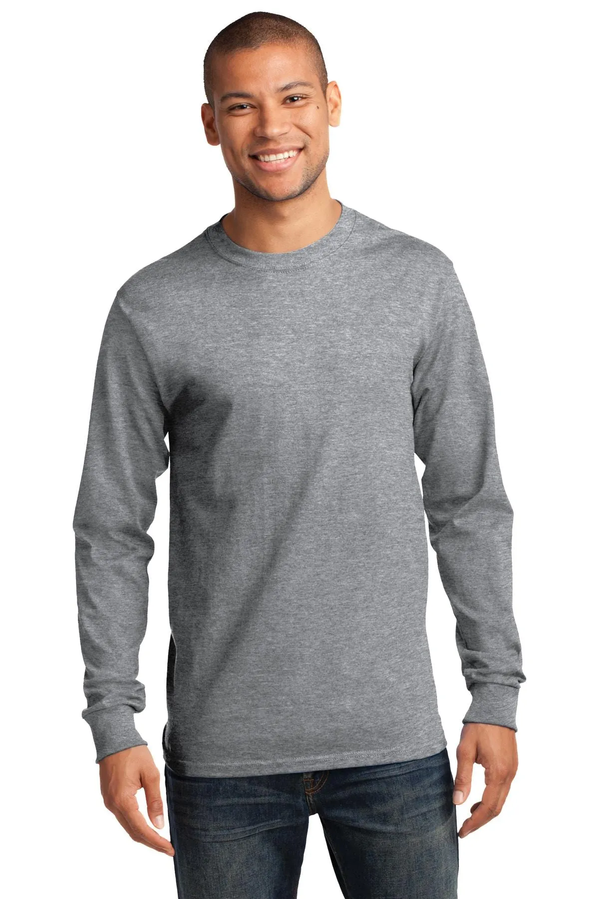 Port & Company ®  - Long Sleeve Essential Tee. PC61LS, Traditional Colors