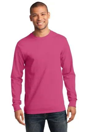 Port & Company ®  - Long Sleeve Essential Tee. PC61LS, Traditional Colors