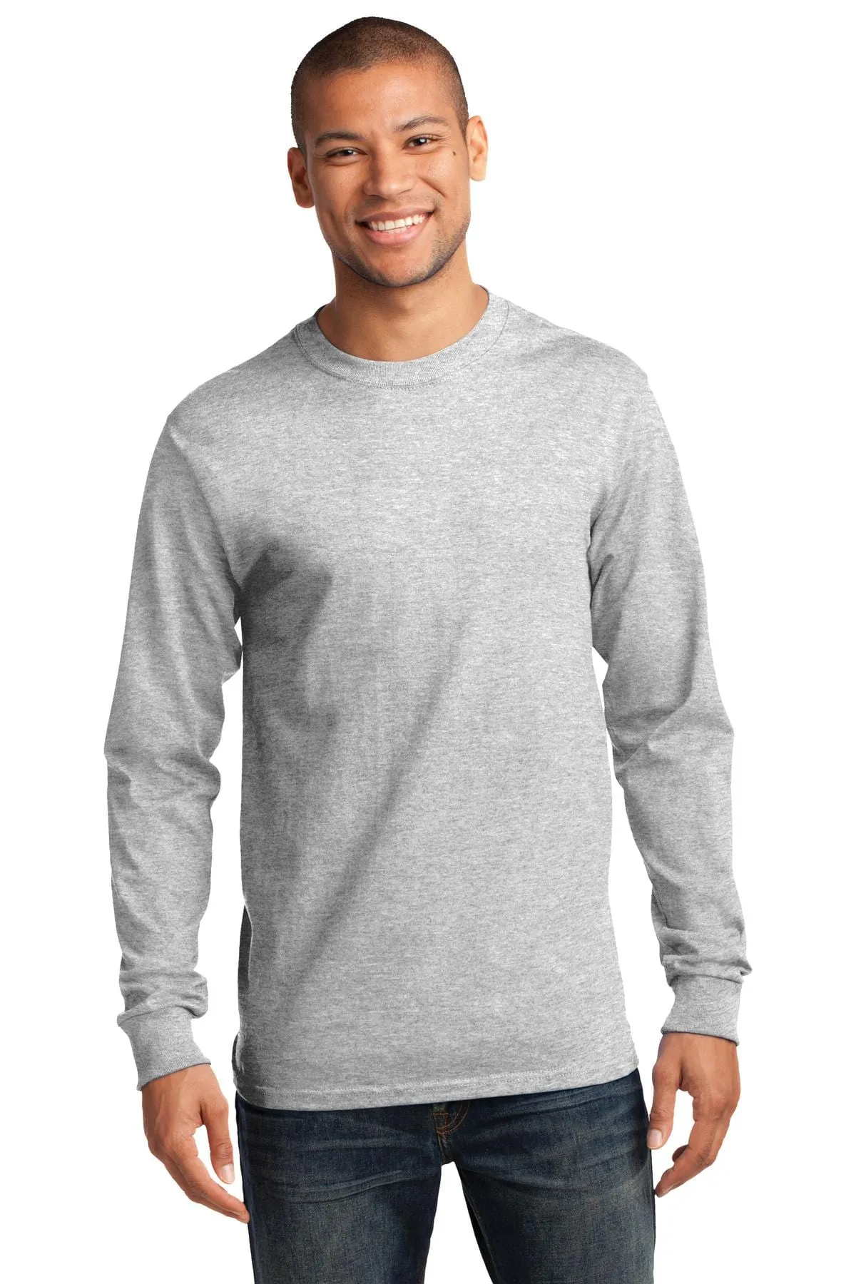 Port & Company ®  - Long Sleeve Essential Tee. PC61LS, Traditional Colors