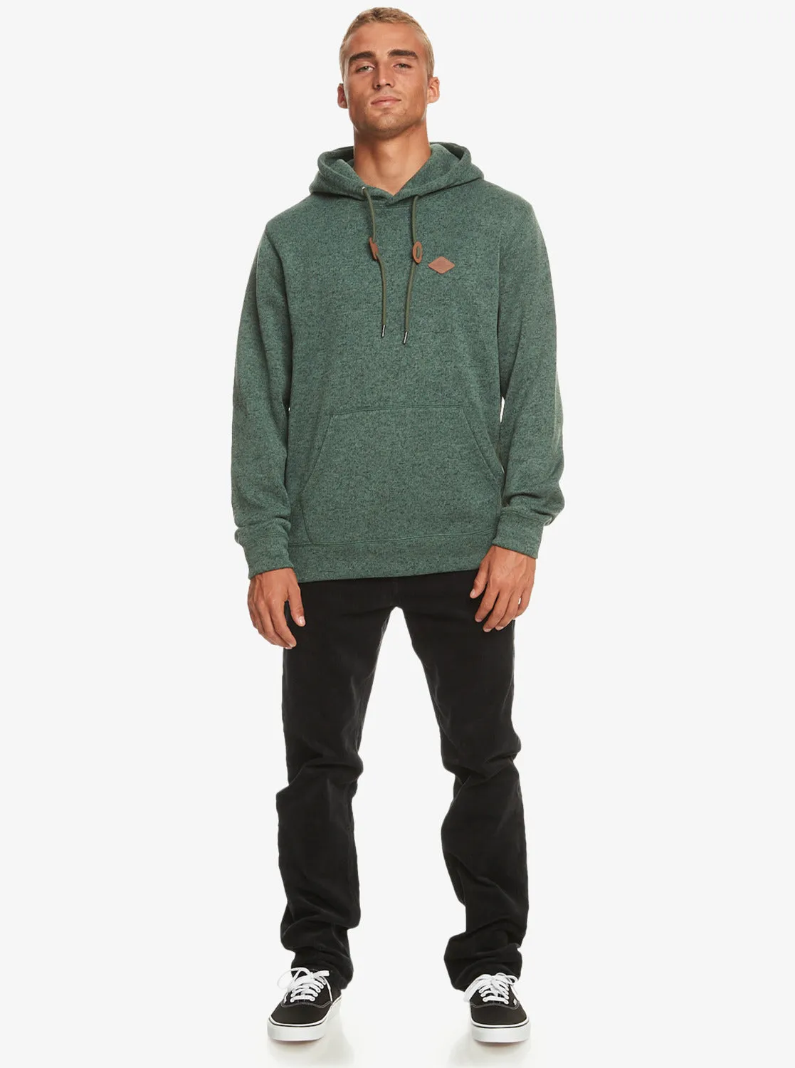 Quiksilver Keller Hooded Sweatshirt-Laurel Wreath Heather