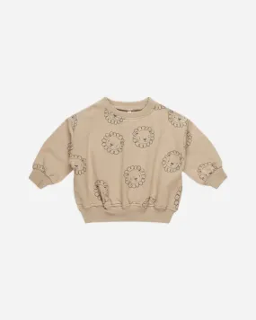 Quincy Mae Relaxed Fleece Sweatershirt - Lions