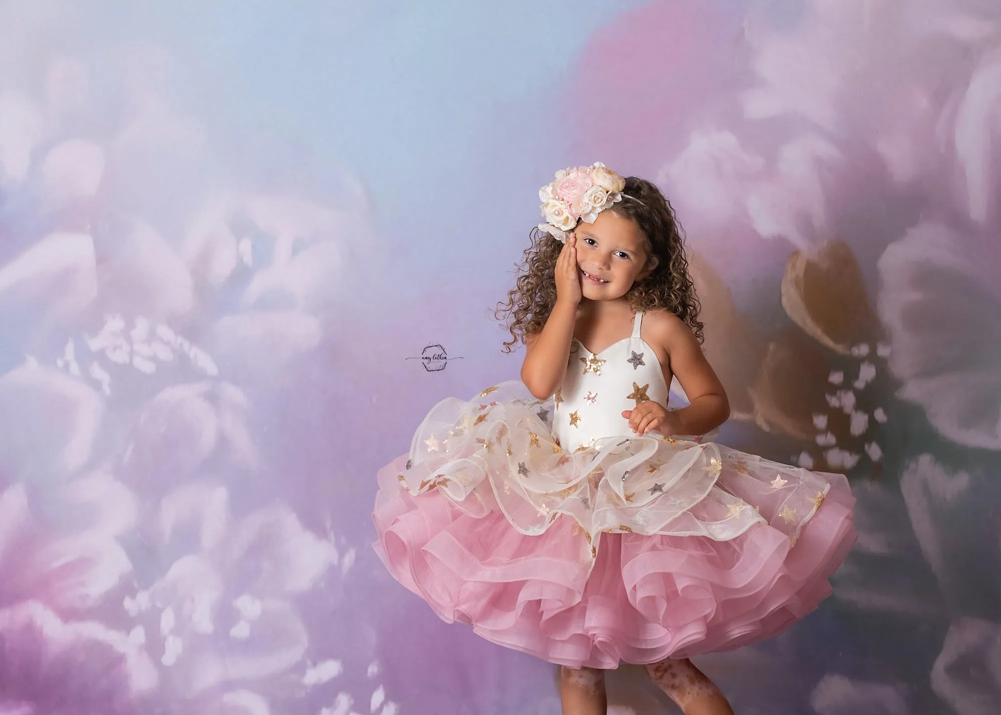 "Starry Surprise" Petal Short Length Dress ( 5 Year - Petite 6 Year)