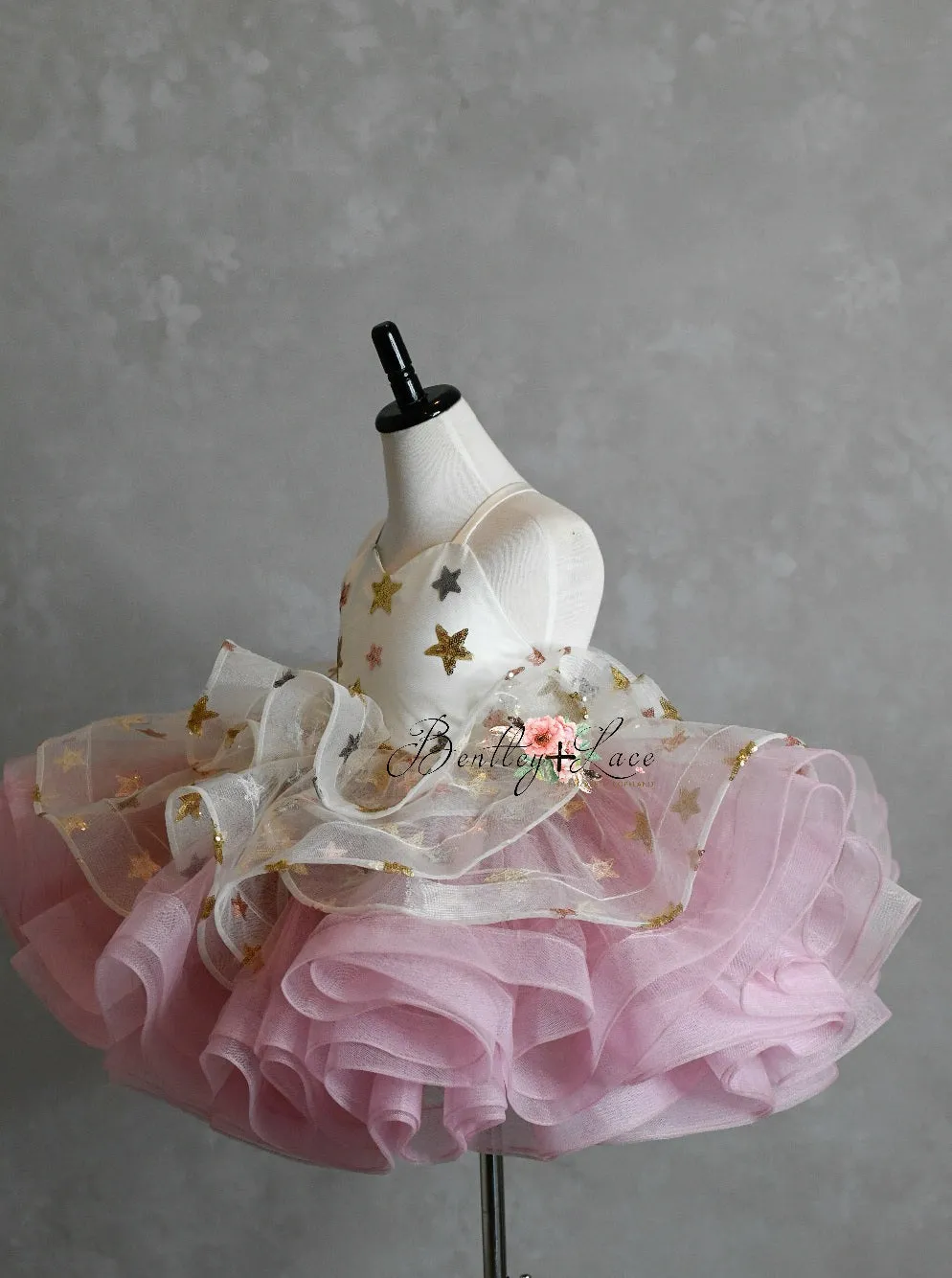 "Starry Surprise" Petal Short Length Dress ( 5 Year - Petite 6 Year)