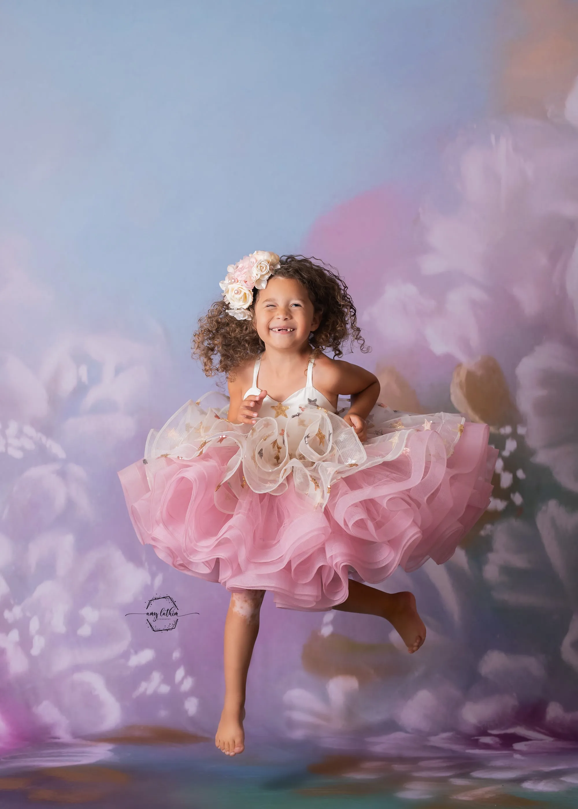 "Starry Surprise" Petal Short Length Dress ( 5 Year - Petite 6 Year)