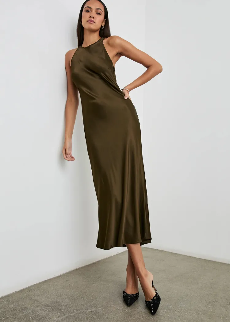 Rails Solene Dress - Dark Moss