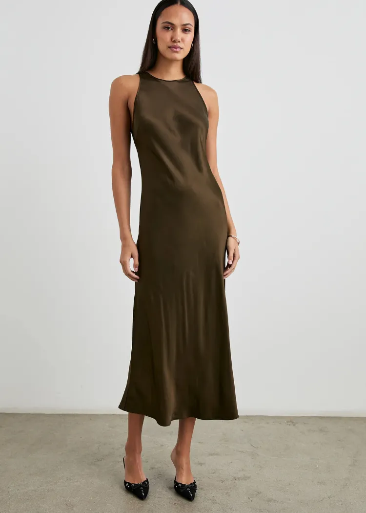 Rails Solene Dress - Dark Moss