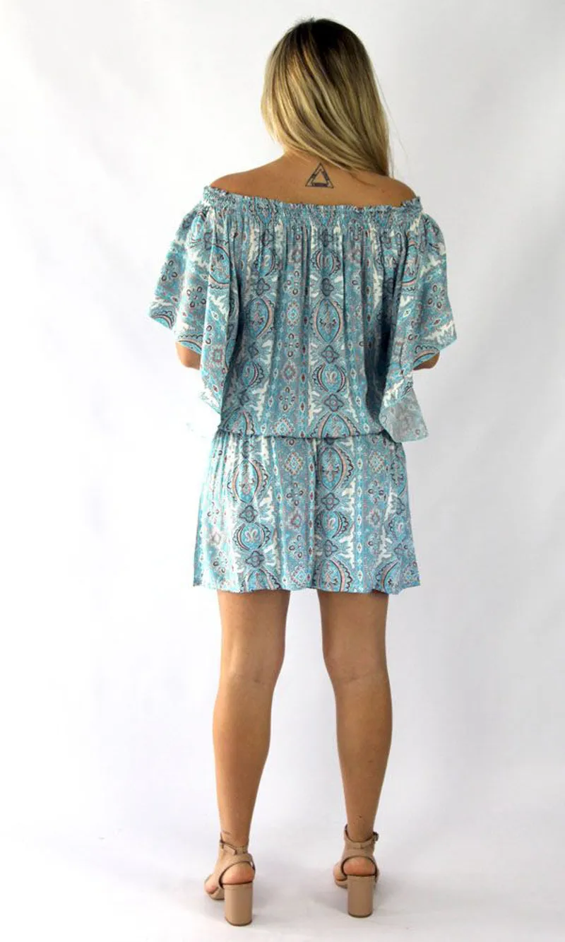 Rayon Dress Short Wing Deja Vu, More Colours