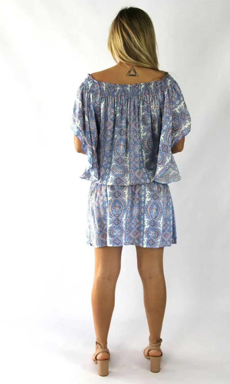 Rayon Dress Short Wing Deja Vu, More Colours