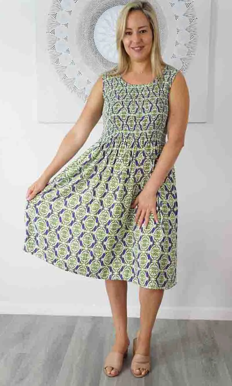 Rayon Dress Singlet Smock Meddle, More Colours