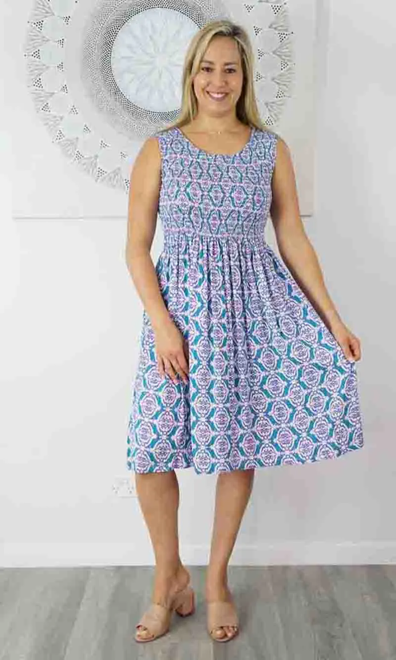 Rayon Dress Singlet Smock Meddle, More Colours