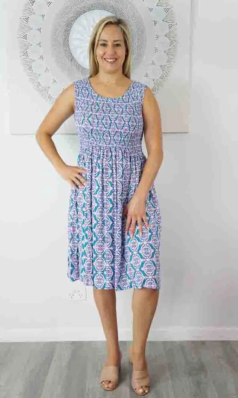 Rayon Dress Singlet Smock Meddle, More Colours