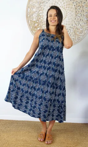 Rayon Dress Twiggy Katmandu Navy