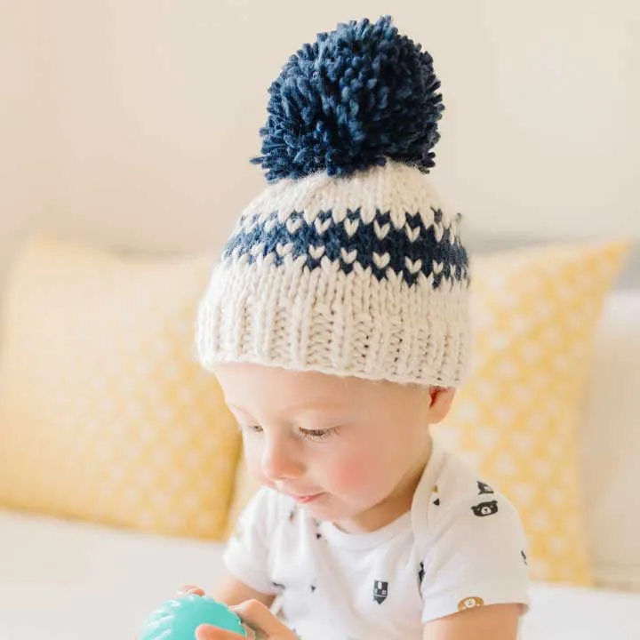 Rebel Natural Knit Beanie Hat : S (0-6 months)