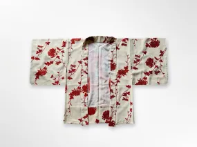 Red Kiku Haori Jacket