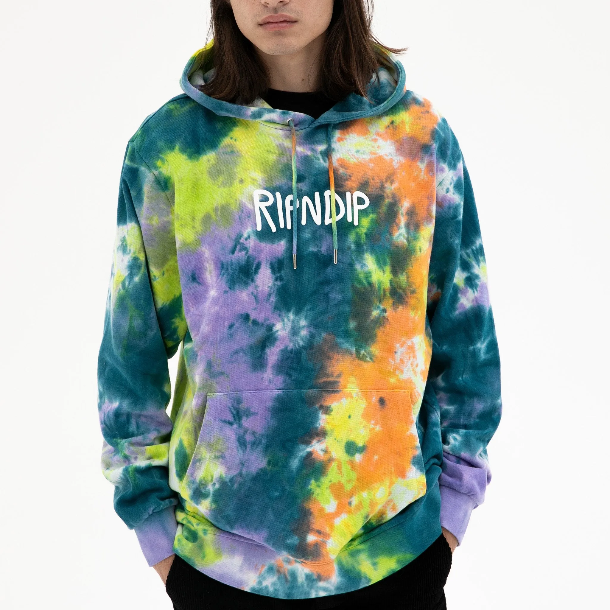 Rubber Logo Hoodie (Tie Dye)