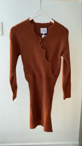 Rust Knit Dress