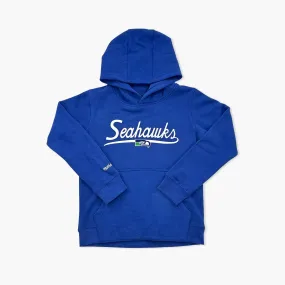 Seattle Seahawks Script Royal Youth Hoodie