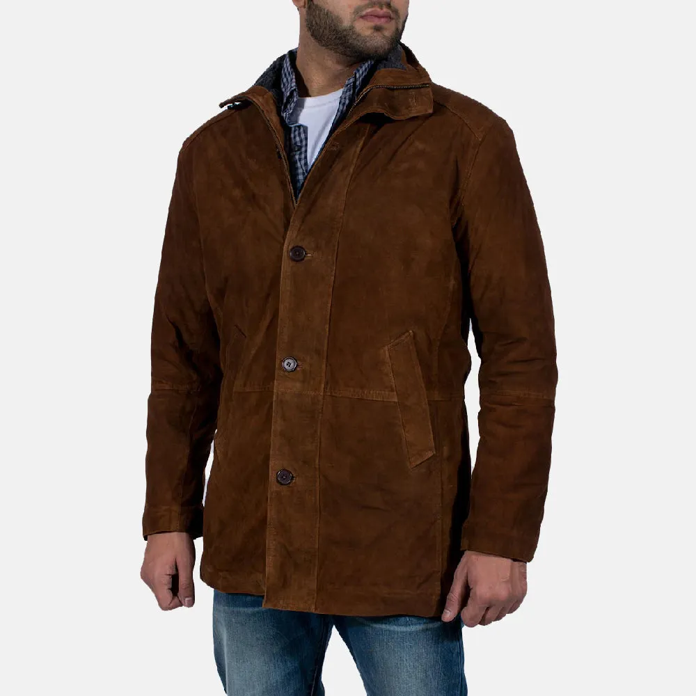 Sheriff Brown Suede Leather Jacket