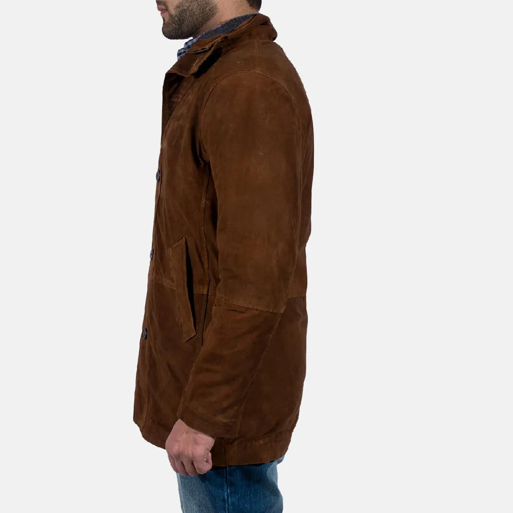 Sheriff Brown Suede Leather Jacket