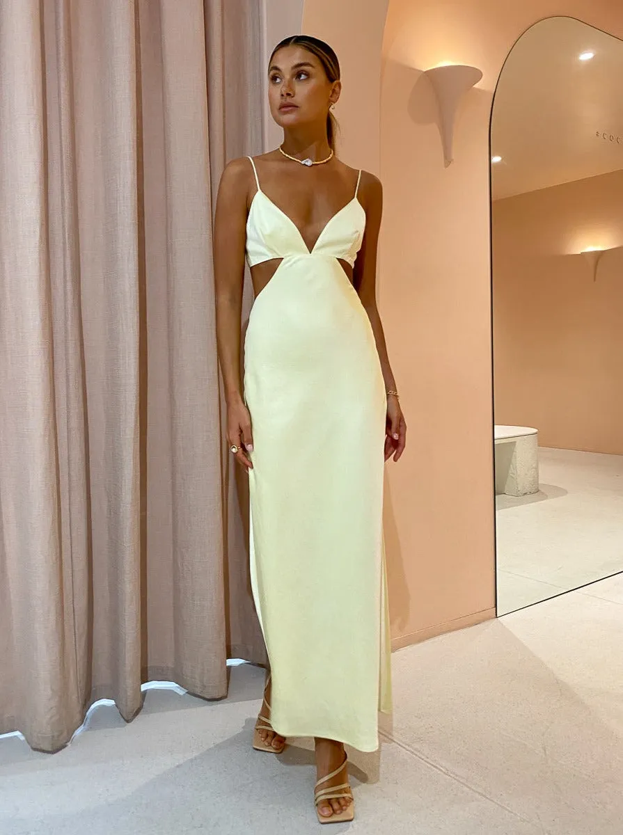 Significant Other Jacy Dress in Butter