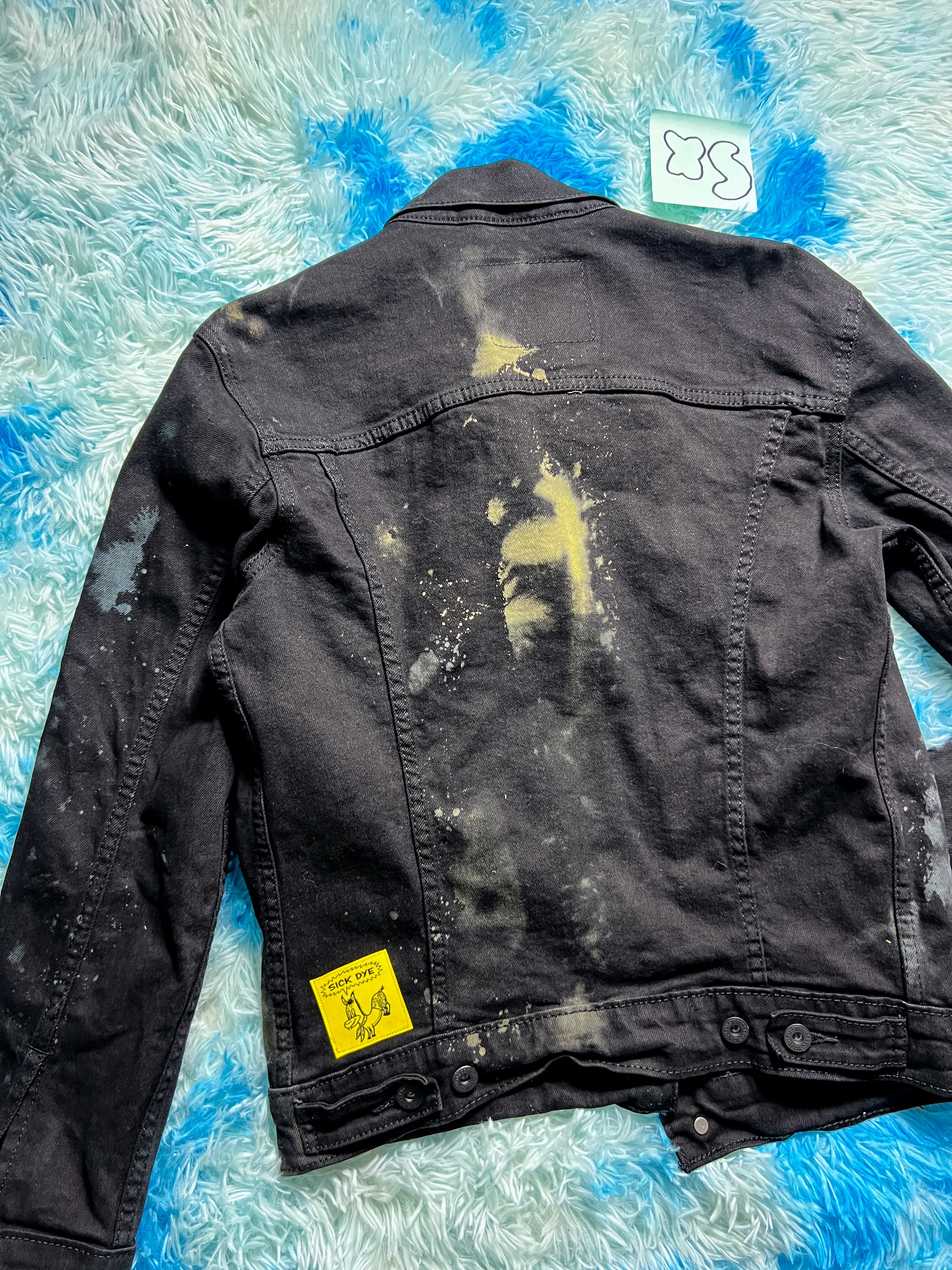 Splash Dye Levi's Trucker Jacket size (XS)